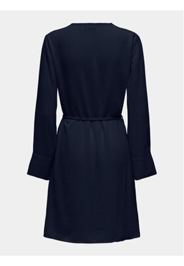 JDY Sukienka codzienna Divya 15321343 Granatowy Regular Fit. Okazja: na co dzień. Kolor: niebieski. Materiał: syntetyk. Typ sukienki: proste. Styl: casual