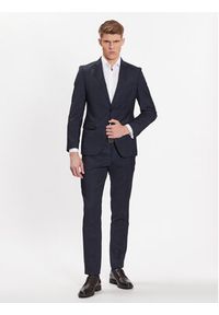 BOSS - Boss Koszula 50480101 Biały Slim Fit. Kolor: biały. Materiał: bawełna #4