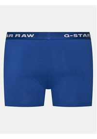 G-Star RAW - G-Star Raw Komplet 3 par bokserek D23773-D516 Niebieski. Kolor: niebieski. Materiał: bawełna #8