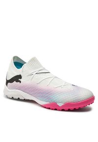 Puma Buty do piłki nożnej Future 7 Pro Cage 10771001 01 Biały. Kolor: biały. Materiał: skóra