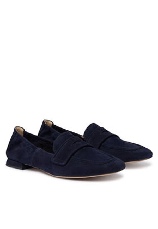 HÖGL Lordsy 1-100942 Granatowy. Kolor: niebieski. Materiał: skóra, zamsz