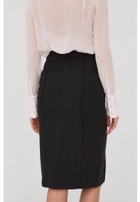 Elisabetta Franchi spódnica kolor czarny midi ołówkowa. Kolor: czarny #3