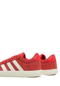 Adidas - adidas Sneakersy VL Court 3.0 JH8724 Czerwony. Kolor: czerwony. Materiał: zamsz, skóra #4