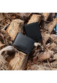 Wittchen - Męski portfel skórzany z obszyciem mały czarny. Kolor: czarny. Materiał: skóra #5