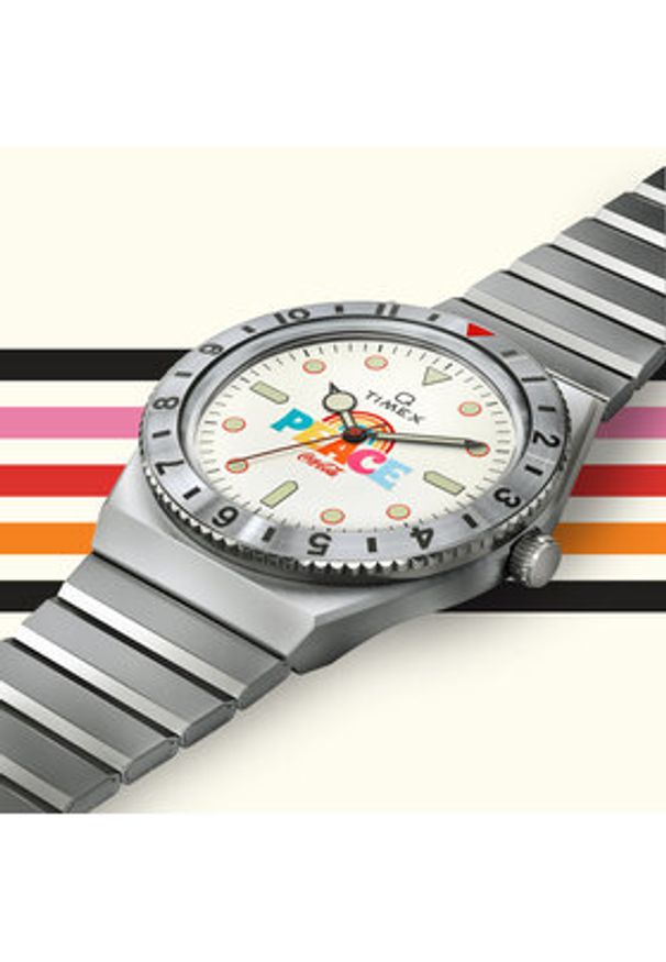 Timex Zegarek Lab Archive 1971 Unity Collection TW2V25800 Srebrny. Kolor: srebrny. Styl: wakacyjny