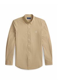 Polo Ralph Lauren Koszula 710929348501 Beżowy Regular Fit. Typ kołnierza: polo. Kolor: beżowy. Materiał: bawełna #2
