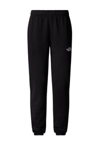 The North Face Spodnie dresowe Simple Dome NF0A8C1Y Czarny Regular Fit. Kolor: czarny. Materiał: syntetyk, bawełna
