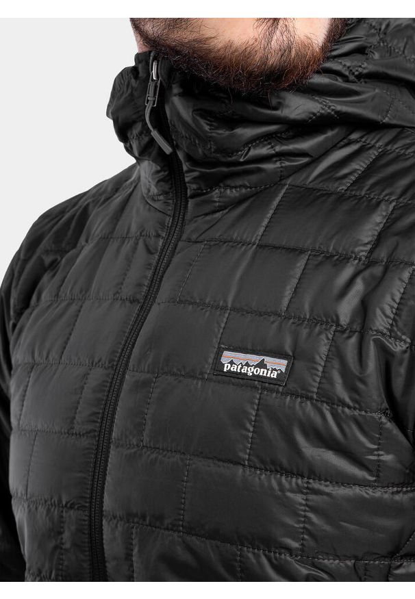 Kurtka ocieplana męska Patagonia Nano Puff Hoody. Kolor: czarny