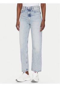 Tommy Jeans Jeansy Layla DW0DW20593 Niebieski Straight Fit. Kolor: niebieski