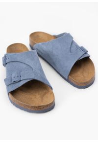 Birkenstock - Klapki męskie BIRKENSTOCK ZÜRICH LEVE ELEMENTAL BLUE. Okazja: do pracy, na co dzień, na spacer. Kolor: niebieski. Styl: casual #7