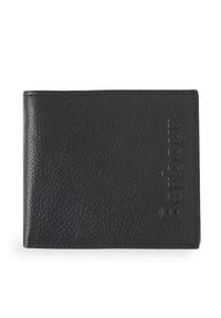 Barbour Duży Portfel Męski MLG0059BK11 Czarny. Kolor: czarny. Materiał: skóra