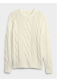 GAP - Gap Sweter 787133-02 Écru Relaxed Fit. Materiał: syntetyk