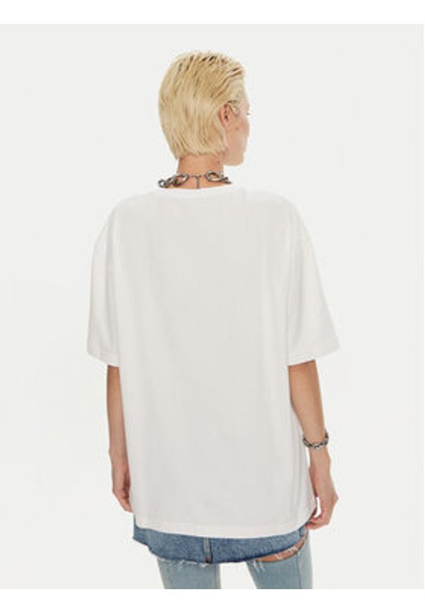 Miss Sixty T-Shirt 6L2SJ2120000 Biały Relaxed Fit. Kolor: biały. Materiał: bawełna