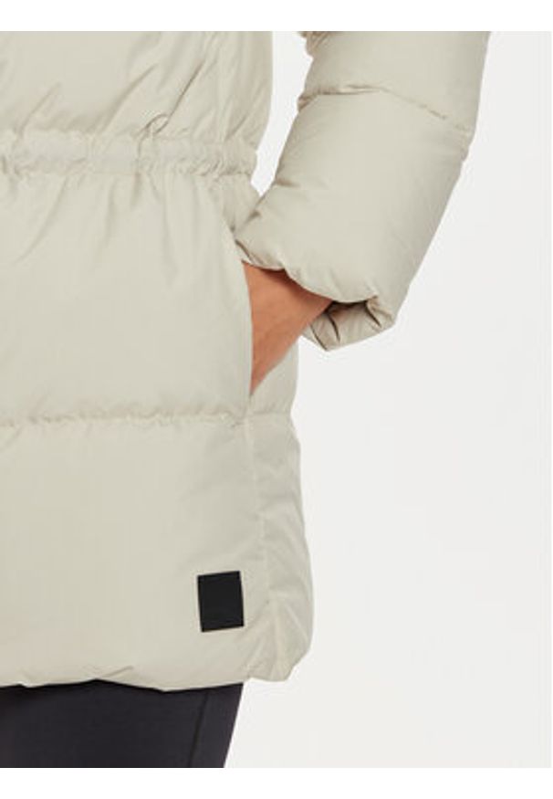 Jack Wolfskin Kurtka puchowa Kirschallee A60213 Beżowy Regular Fit. Kolor: beżowy. Materiał: syntetyk