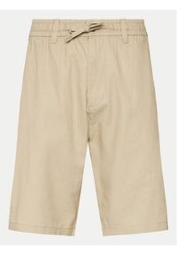 s.Oliver Szorty materiałowe 2143831 Beżowy Relaxed Fit. Kolor: beżowy. Materiał: bawełna #1