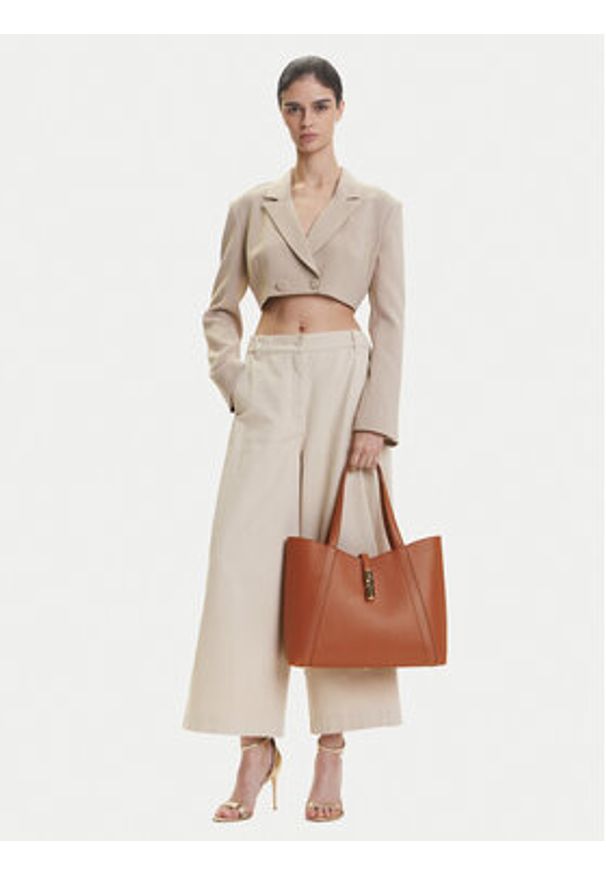 Furla Torebka Goccia L WB01788 BX3353 KH RY000 Brązowy. Kolor: brązowy. Materiał: skórzane