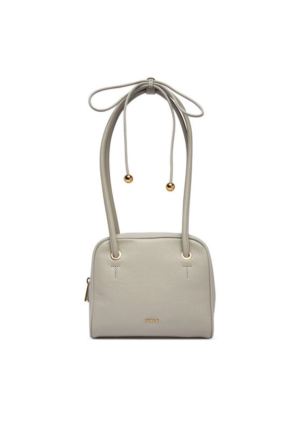Furla Torebka Poppy S WB02064 BX4573 CN 4897S Szary. Kolor: szary. Materiał: skórzane