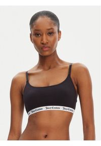 Juicy Couture Biustonosz top Ren JCTBT125972 Czarny. Kolor: czarny. Materiał: bawełna