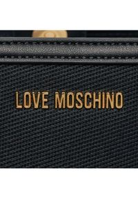 Love Moschino - LOVE MOSCHINO Torebka JC4277PP0IKH100A Czarny. Kolor: czarny. Materiał: skórzane