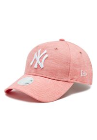 Czapka z daszkiem New Era. Kolor: różowy. Materiał: jersey