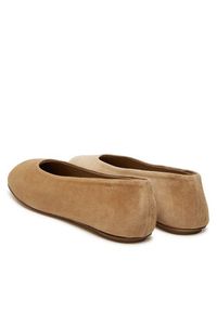 Weekend Max Mara Baleriny Todisuede 2525526074600 Beżowy. Kolor: beżowy. Materiał: zamsz, skóra #4