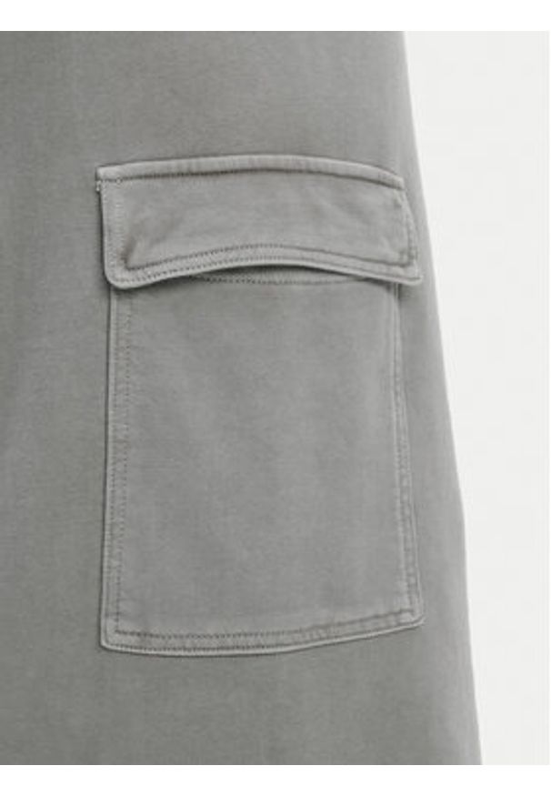 United Colors of Benetton - United Colors Of Benetton Spódnica midi 39BLD000E Szary Regular Fit. Kolor: szary. Materiał: bawełna