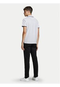 Jack & Jones - Jack&Jones Polo Paulos 12136668 Biały Slim Fit. Typ kołnierza: polo. Kolor: biały. Materiał: bawełna #5