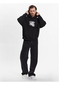 Calvin Klein Bluza Motion Logo Mod Comfort Hoodie K10K111109 Czarny Regular Fit. Kolor: czarny. Materiał: bawełna #3