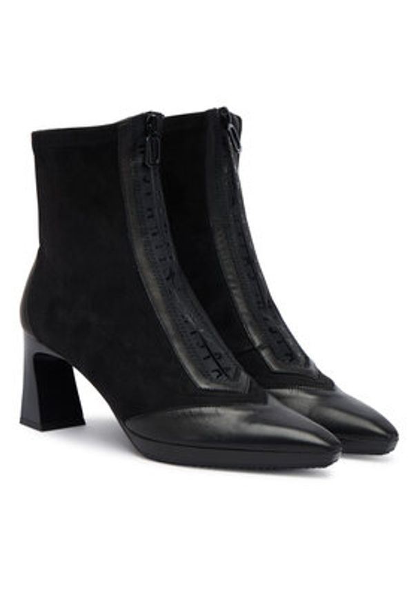 Hispanitas Botki HI254186 Czarny. Kolor: czarny. Materiał: materiał