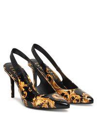 Versace Jeans Couture Szpilki 80VA3S52 ZS366 G89 Czarny. Kolor: czarny. Materiał: skóra. Obcas: na szpilce #5
