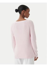 TOMMY HILFIGER - Tommy Hilfiger Sweter WW0WW44975 Różowy Regular Fit. Kolor: różowy. Materiał: bawełna #2