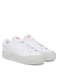 Nike Sneakersy Court Legacy Lift DM7590 Biały. Kolor: biały. Materiał: skóra. Model: Nike Court