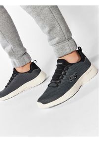 skechers - Skechers Sneakersy Dynamight 58360/BLK Czarny. Kolor: czarny. Materiał: materiał #1