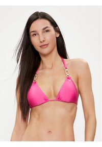 Guess Góra od bikini E4GJ14 KC620 Różowy. Kolor: różowy. Materiał: syntetyk