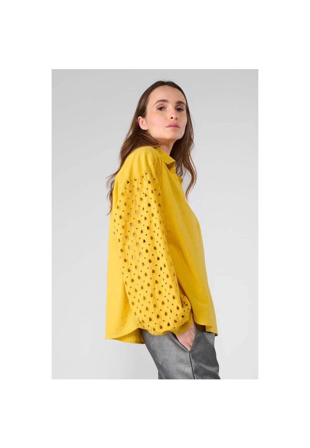 LE TEMPS DES CERISES - Bluzka damska Le Temps des cerises Cunca. Kolor: wielokolorowy, brązowy, żółty