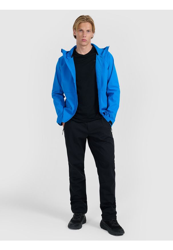 4f - 4F Spodnie trekkingowe membrana 10000 męskie - czarne XS. Stan: podwyższony. Kolor: czarny. Materiał: materiał. Technologia: Primaloft. Sport: turystyka piesza, wspinaczka