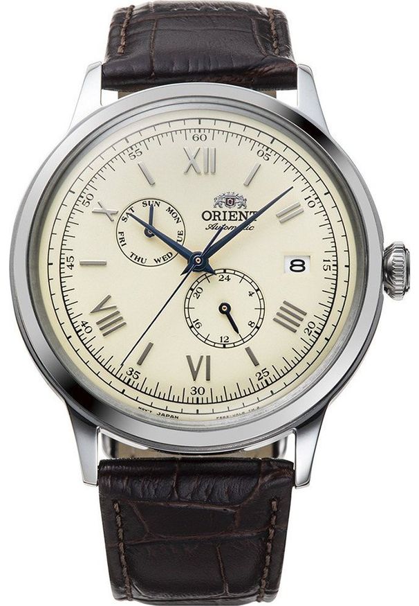 orient - Zegarek Orient Zegarek męski Orient RA-AK0702Y10B brązowy. Kolor: brązowy