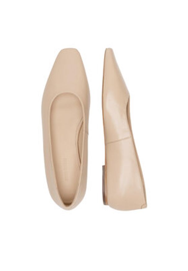 Gino Rossi Baleriny NELL-118130 Beżowy. Kolor: beżowy. Materiał: skóra