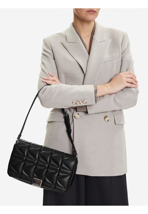 Karl Lagerfeld - KARL LAGERFELD Torebka A1W30437 Czarny. Kolor: czarny. Materiał: skórzane