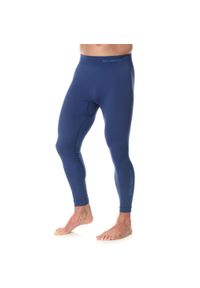 Spodnie męskie termoaktywne Brubeck EXTREME THERMO. Kolor: niebieski. Materiał: poliamid, poliester, elastan. Sezon: zima, lato. Sport: turystyka piesza #1