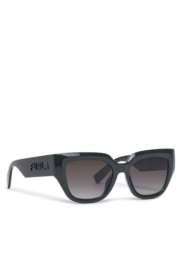 Furla Okulary przeciwsłoneczne WD00120 JT0000 2810S Zielony. Kolor: zielony