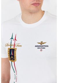 Aeronautica Militare - AERONAUTICA MILITARE Biały t-shirt Frecce Tricolori Short Sleeve. Kolor: biały #4
