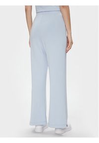 Tommy Jeans Spodnie dresowe DW0DW17312 Błękitny Wide Leg. Kolor: niebieski. Materiał: wiskoza #4