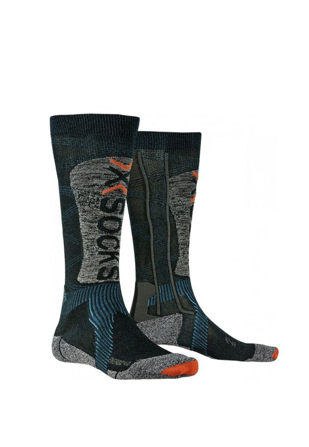 X-Socks - Skarpety X-SOCKS SKI ENERGIZER LT 4.0. Kolor: niebieski, szary, wielokolorowy