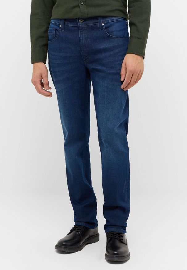 Męskie Spodnie jeansowe Mustang Style Washington Straight Denim Blue 1017233 5000 883
