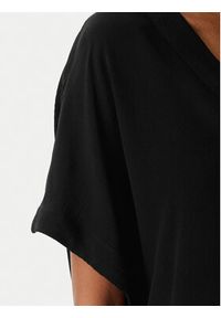 BOSS Bluzka Double B 50557041 Czarny Regular Fit. Kolor: czarny. Materiał: wiskoza #3