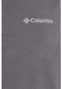 columbia - Columbia bluza sportowa Klamath Range Ii kolor szary. Okazja: na co dzień. Kolor: szary. Materiał: materiał, polar, syntetyk, skóra, włókno. Długość: krótkie. Wzór: jednolity, ze splotem, gładki. Styl: sportowy, casual #5