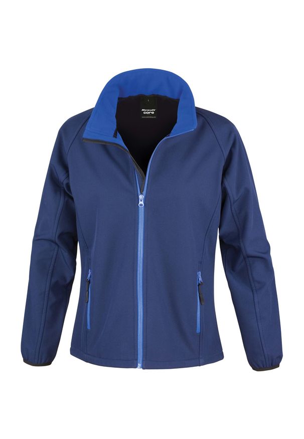 RESULT - Kurtka Result Softshell Femme Printable. Kolor: niebieski. Materiał: softshell
