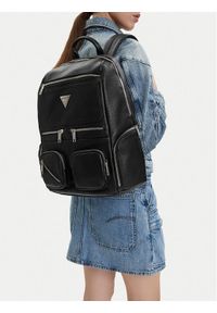 Guess Jeans Plecak CWBEO-GUESS-B-006-09 Czarny. Kolor: czarny. Materiał: skóra #1