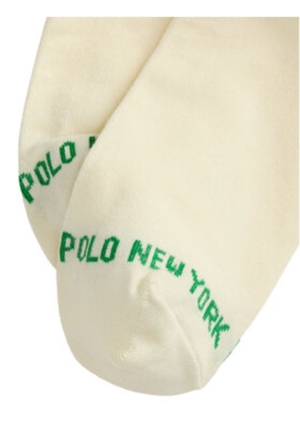 Polo Ralph Lauren Skarpety Wysokie Męskie 455982926001 Écru. Materiał: materiał, bawełna